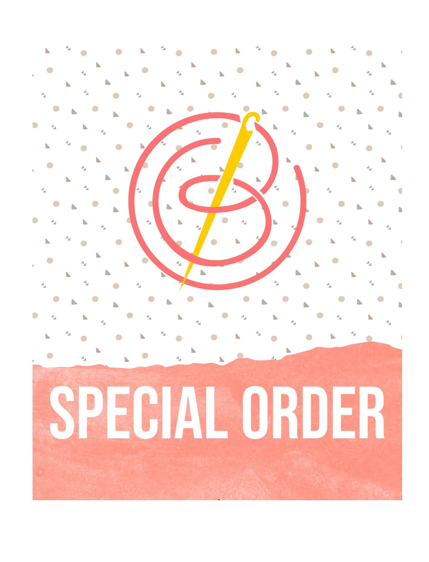 SPECIAL ORDER - Reshipping