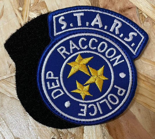Resident Evil - STARS RPD - Hook/Loop - Iron/Sew on - Embroidered Patch - 95mm