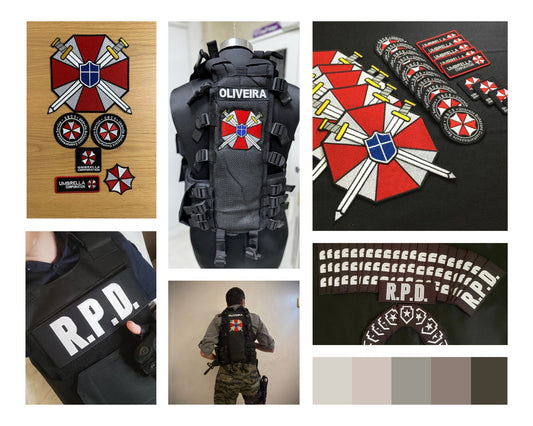 Umbrella UBCS - 3 Sizes - Resident Evil Logo - 100% Embroidered Patch - Iron/Sew on