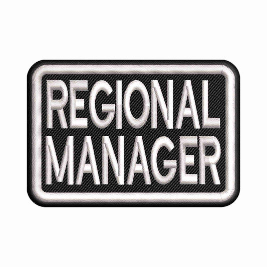 Assistant TO THE Regional Manager - Embroidered Patch - Iron/Sew on