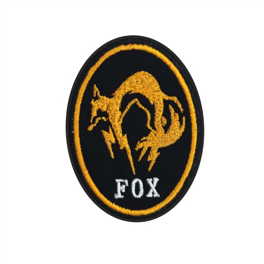FOX - Metal Gear - Embroidered Patch - Iron/Sew on - 85mm