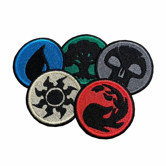 Mana Emblem - Embroidery Patches - 3 Sizes - Iron/Sew on