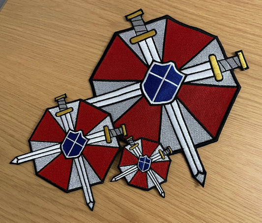 Umbrella UBCS - 3 Sizes - Resident Evil Logo - 100% Embroidered Patch - Iron/Sew on