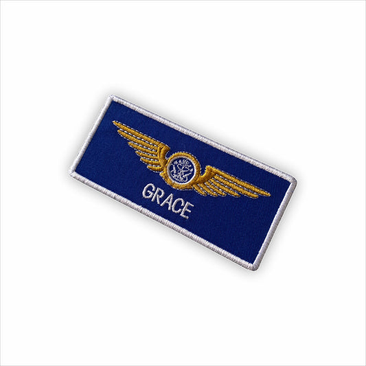 Astronaut Pilot Wings - Project Hail Mary - Inspirad Embroidery Patch - Iron on / Hook & Loop