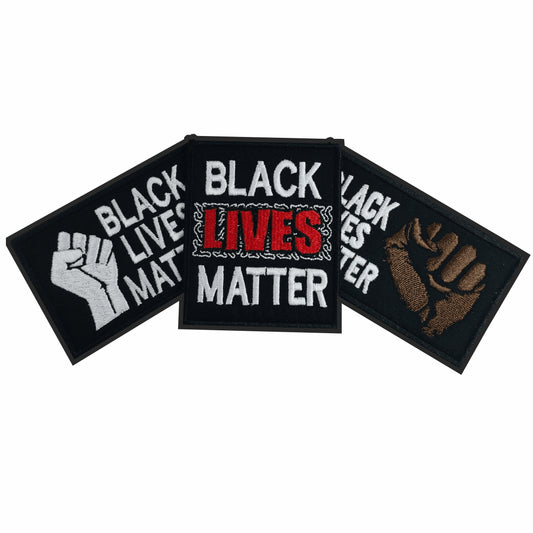 Black Lives Matter - Embroidered Patch - Iron/Sew on