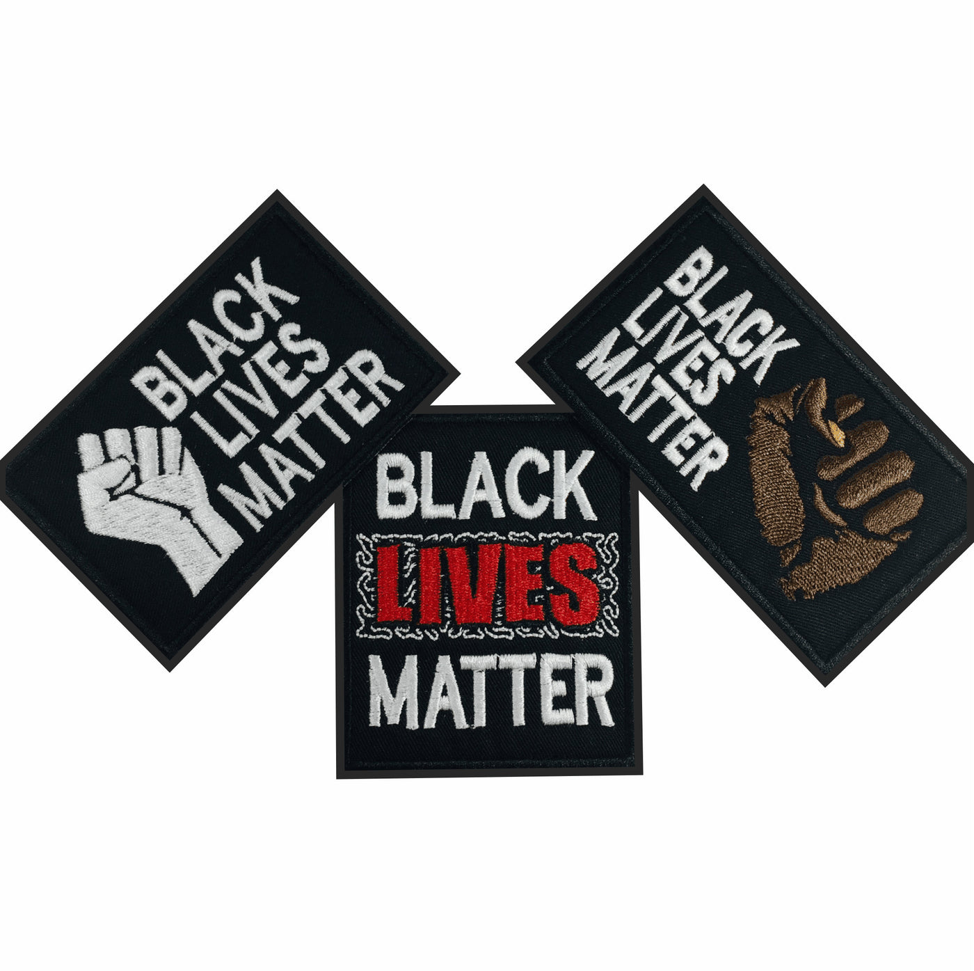 Black Lives Matter - Embroidered Patch - Iron/Sew on