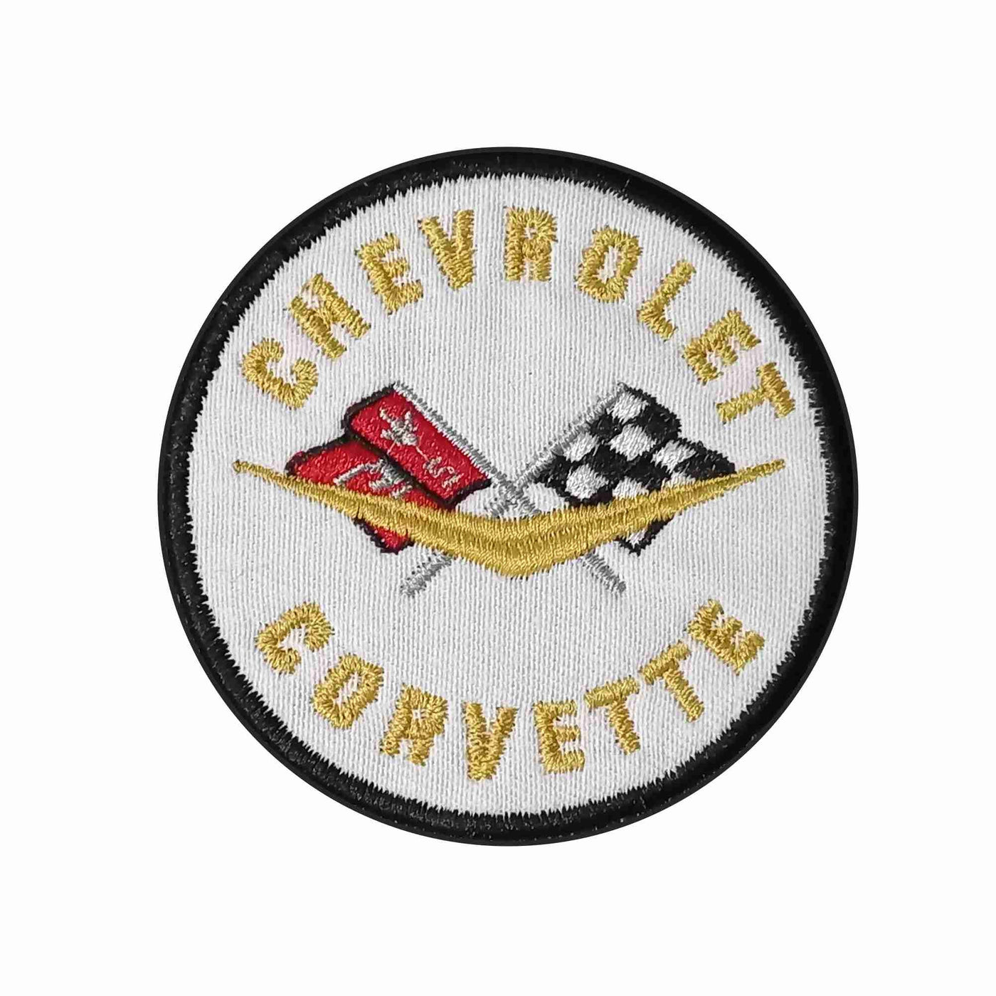1955 Car Emblem - Embroidered Patch - Iron/Sew on - 85mm