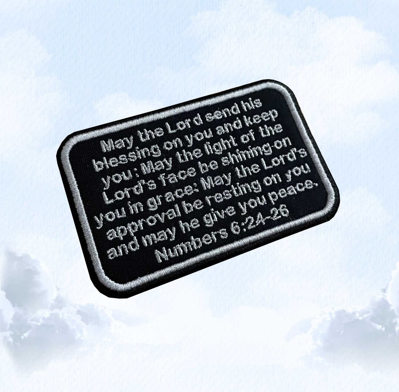 Numbers 6:24-26 - Gospel Patch - Embroidered Patch - Iron/Sew on