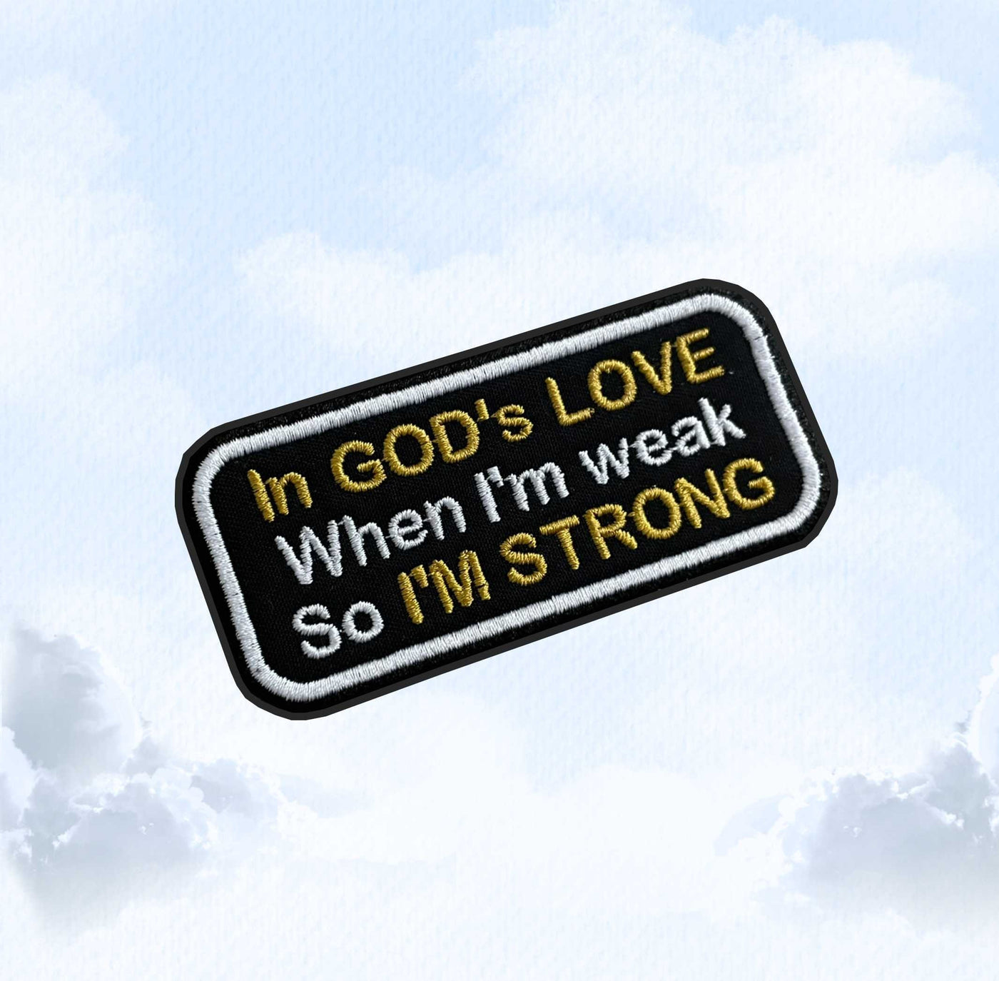 In God's Love - Gospel Patch - Embroidered Patch - Iron/Sew on