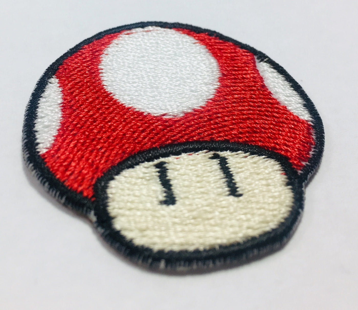 SET of 12 Mini Mushrooms Power Ups - Embroidered Patch Iron/Sew on - 4cm