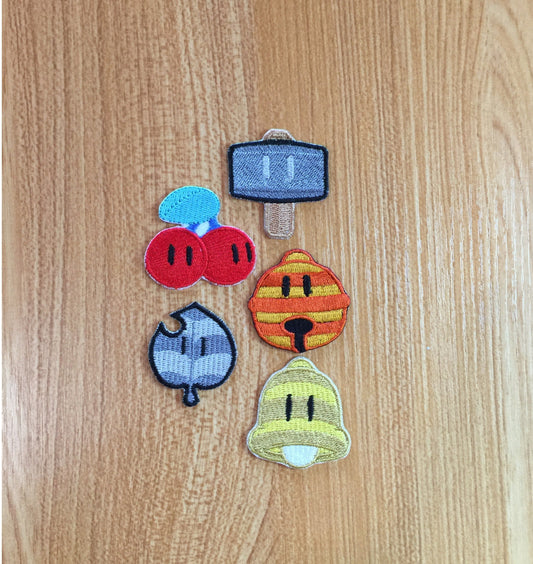 SM 3D & Maker - Power Ups - Embroidered Patch Iron/Sew on - 4cm