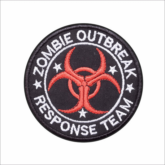 Zombie Outbreak - Resident Evil - Embroidered Patch - Iron/Sew on