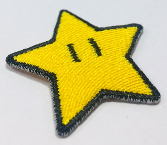 Set of 7 SM Power Ups - Mini Embroidered Patch Iron/Sew on - 4cm